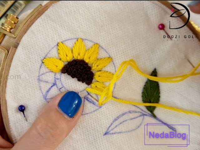 آموزش گلندابلاگ آفتاب گردان