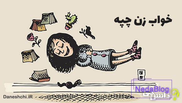 معنی ضرب المثل خواب زن چپه