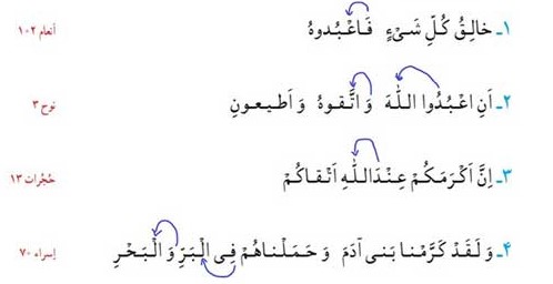  صفحه 16 درس دوم قرآن پنجم