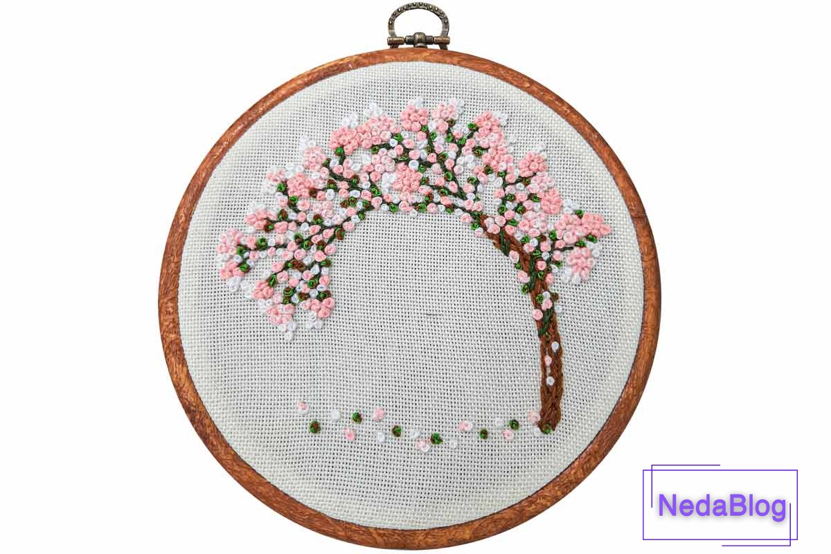 آموزش گره فرانسوی در گلدوزی