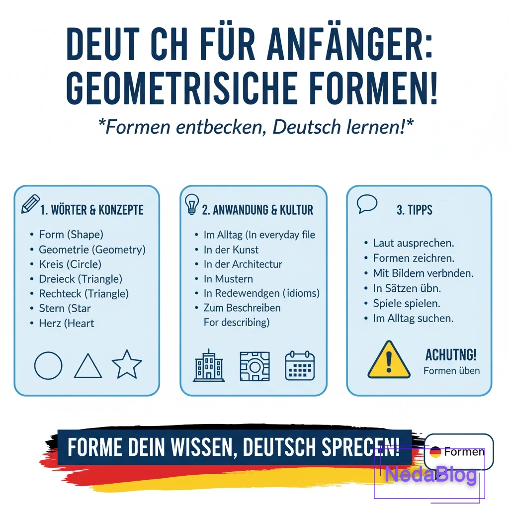 اشکال هندسی به آلمانی