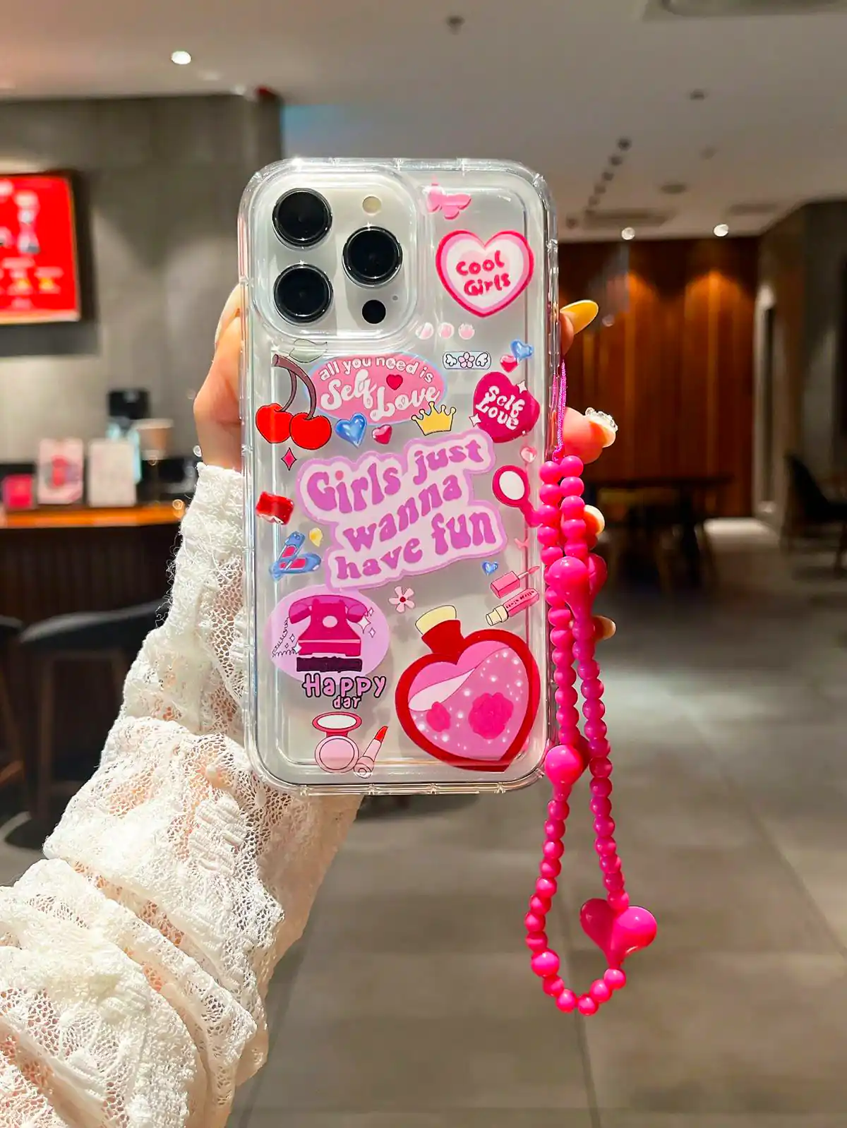 قاب گوشی بند دار شیک