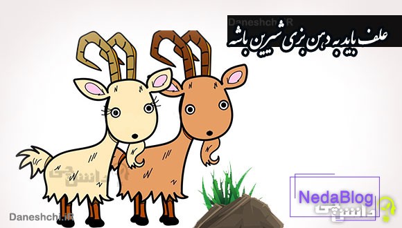 علف باید به دهن بزی شیرین باشه