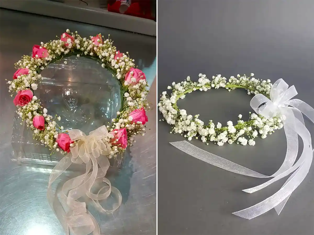 گل دستبندی مراسم عقد