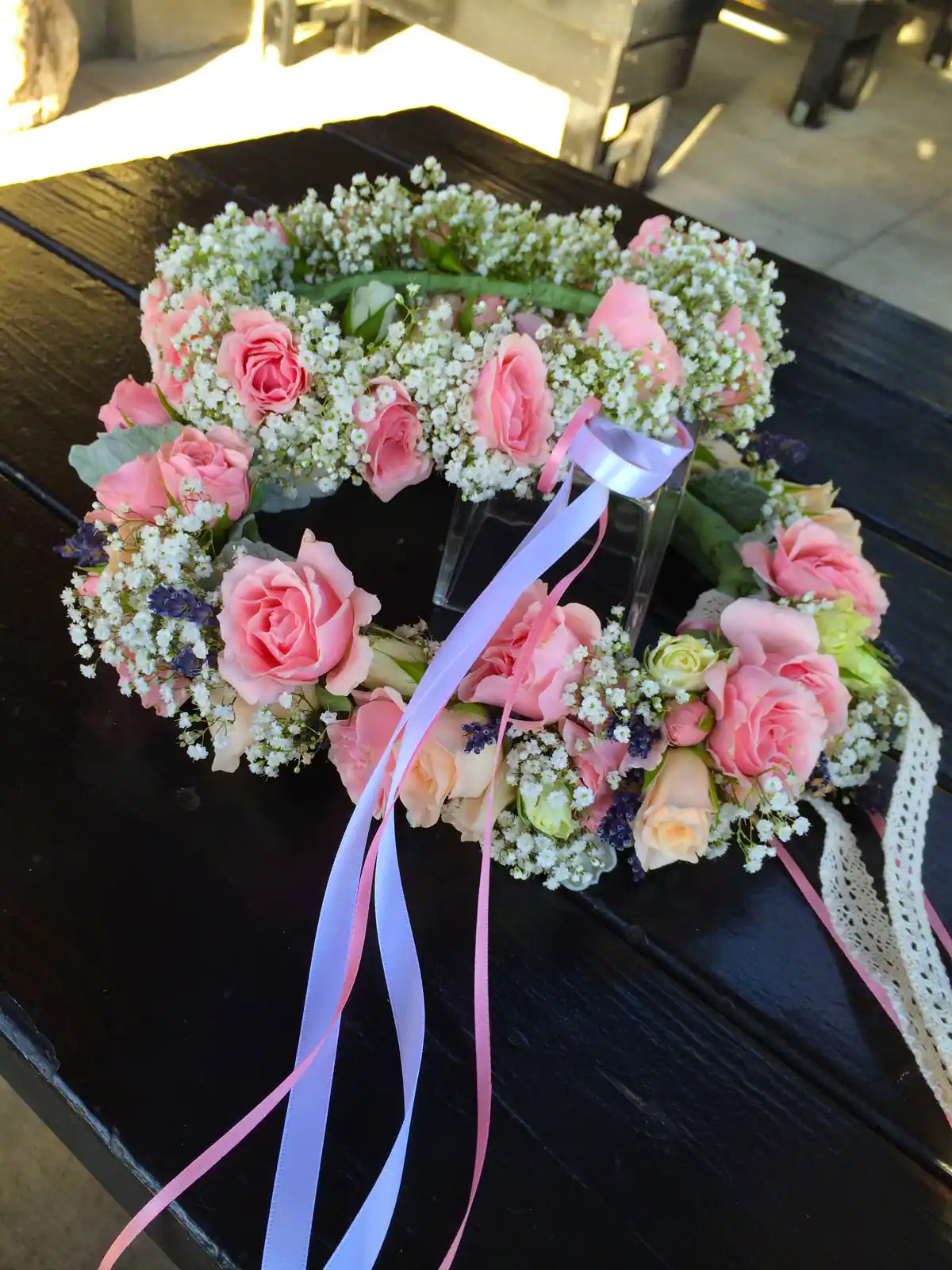 گل دستبندی مراسم عقد