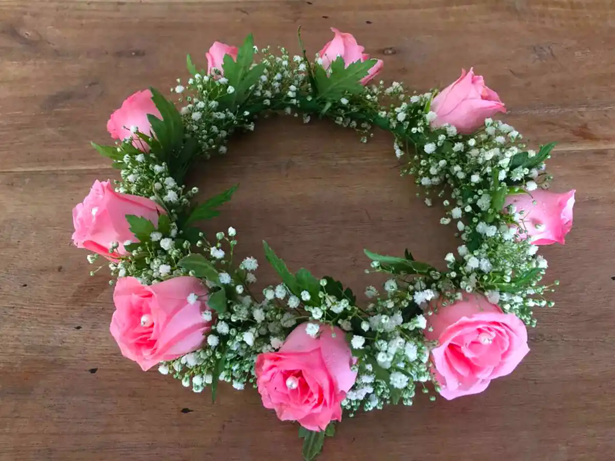 گل دستبندی مراسم عقد