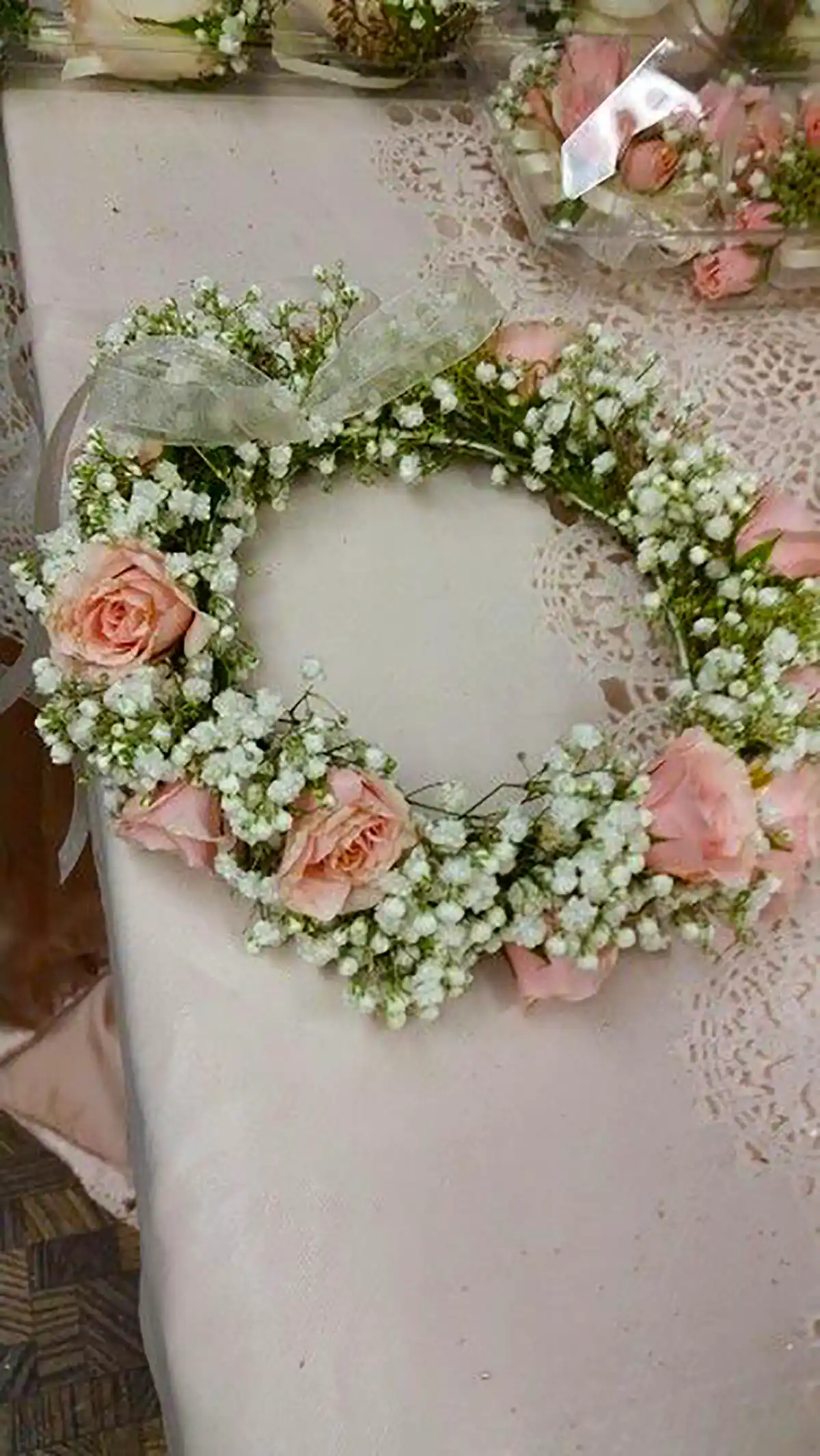 گل دستبندی مراسم عقد