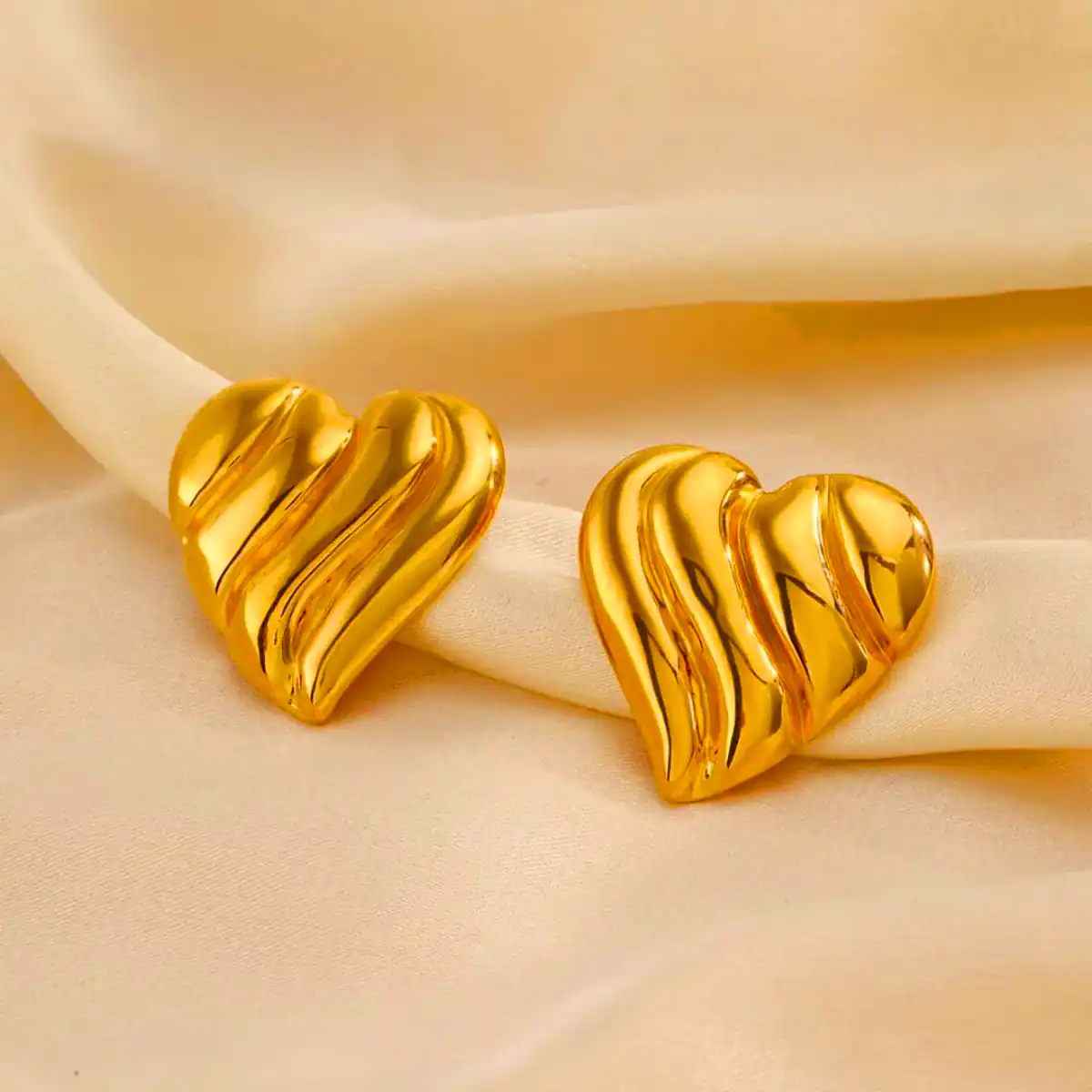 گوشواره میخی طلا جدید