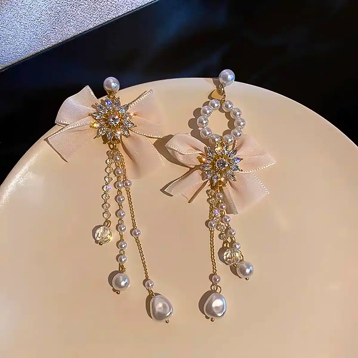 گوشواره آویزی طلا شیک