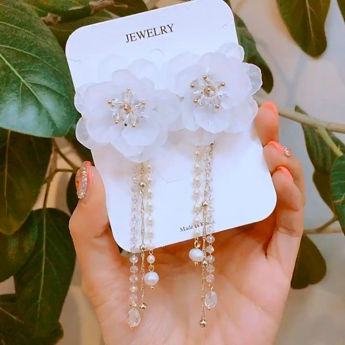 گوشواره آویزی طلا شیک