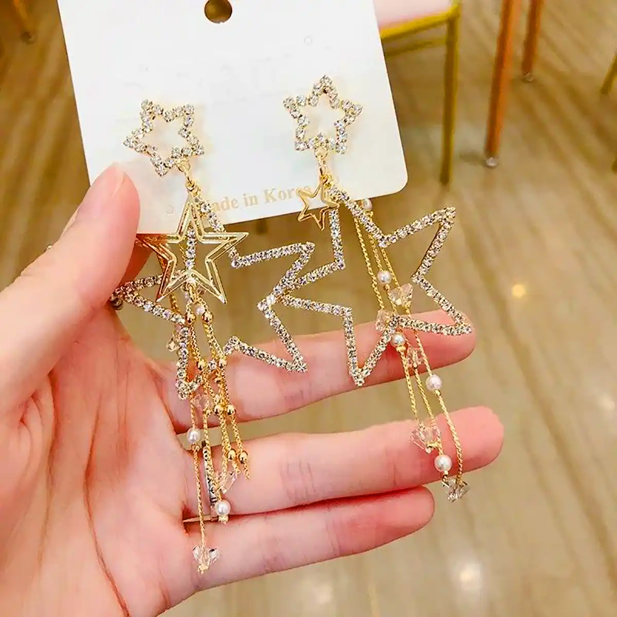 گوشواره مجلسی طلا جدید