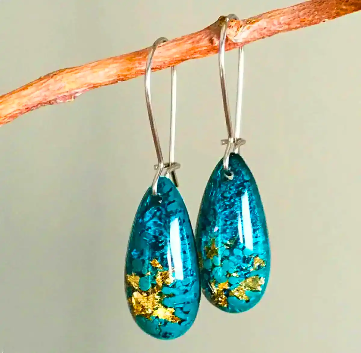 گوشواره رزین خوش ساخت