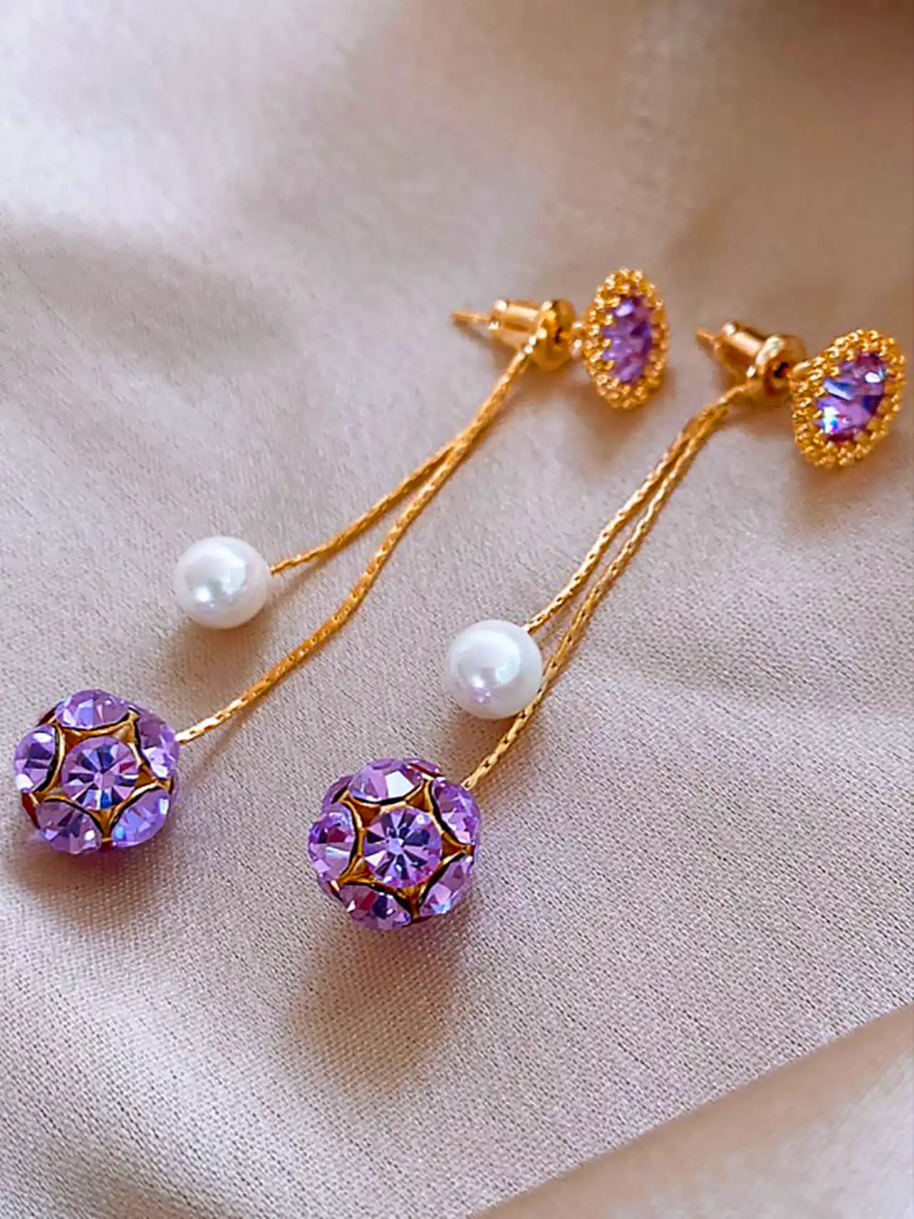 گوشواره طلا آویزی