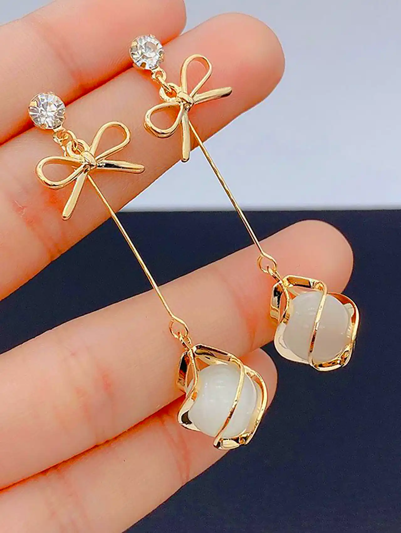 گوشواره طلا آویزی