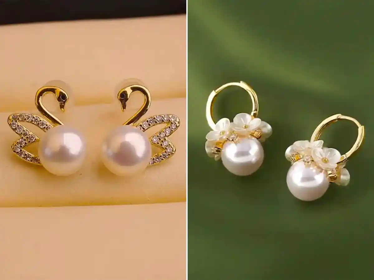 گوشواره طلا مرواریدی