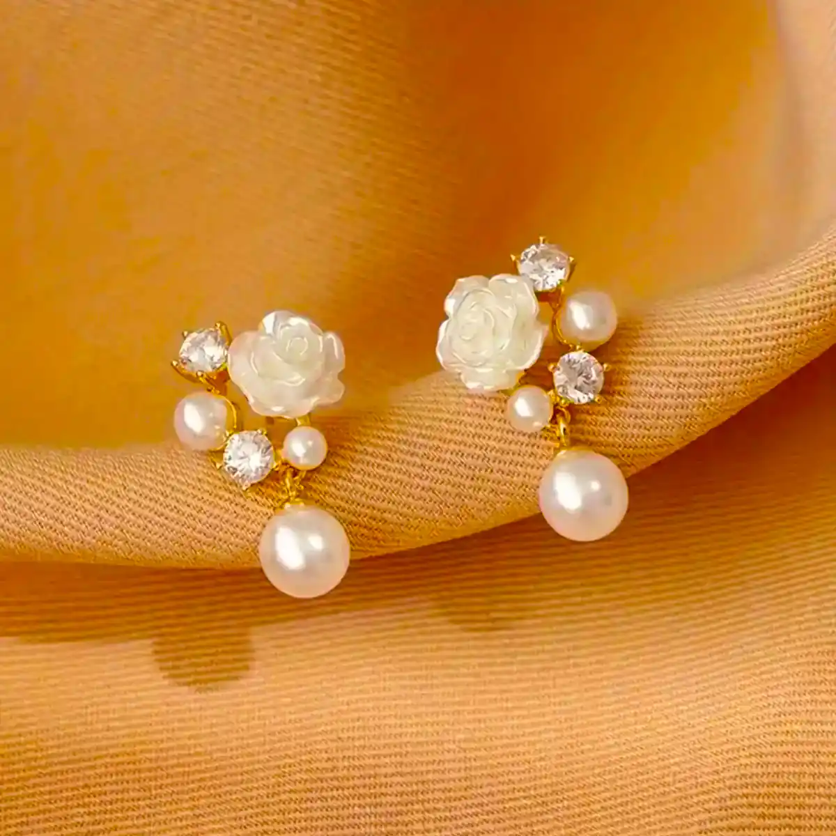 گوشواره طلا مرواریدی