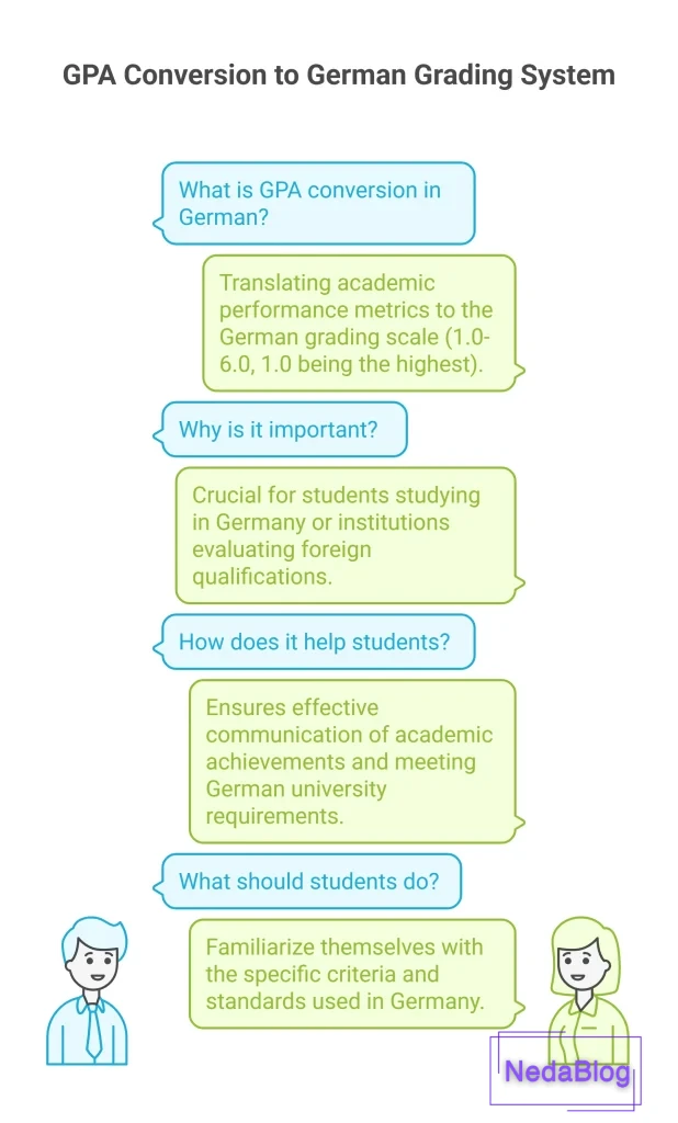تبدیل معدل به آلمانی