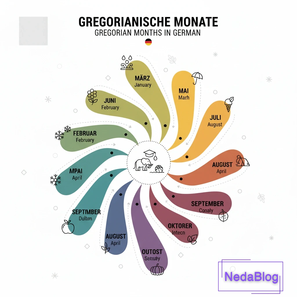ماه های میلادی به آلمانی