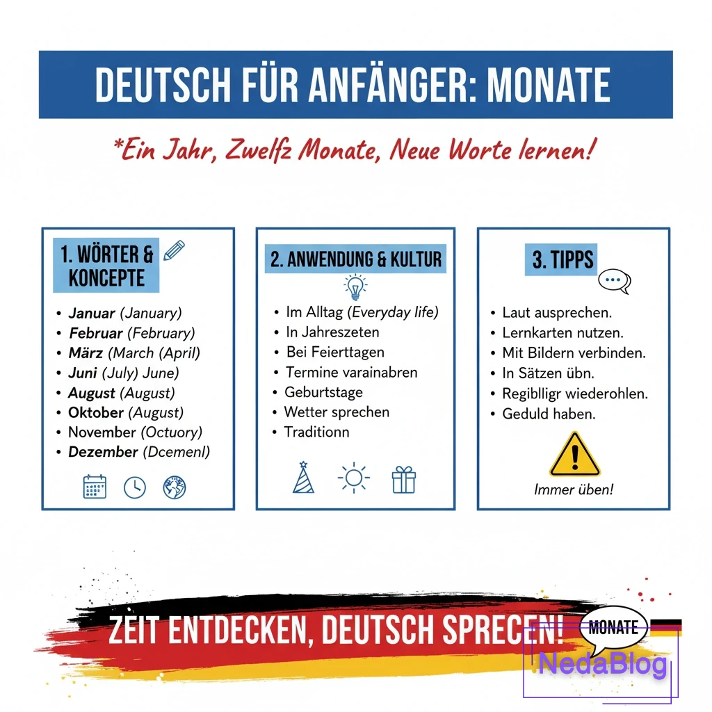 ماه های میلادی به آلمانی