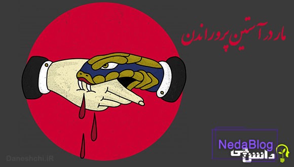 معنی ضرب المثل مار در آستین پروراندن