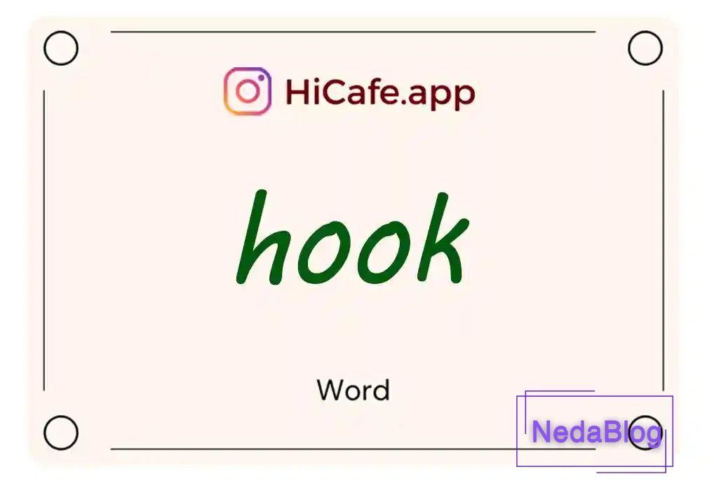 Meaning and usage of hook word