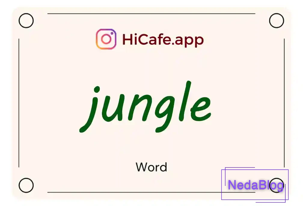 Meaning and usage of jungle word