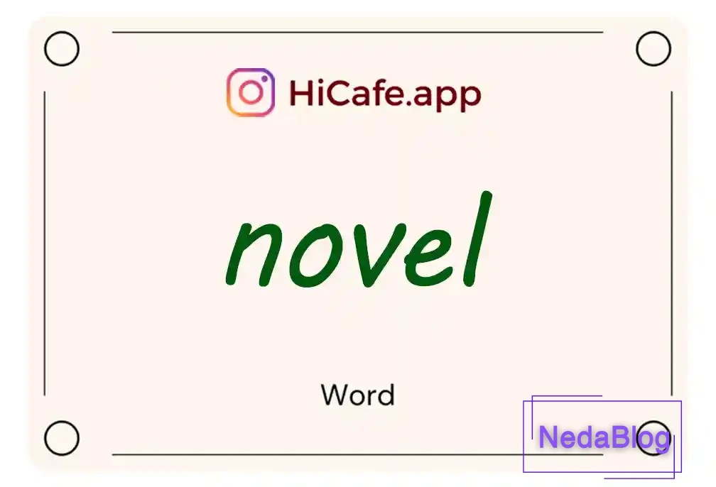 Meaning and usage of novel word
