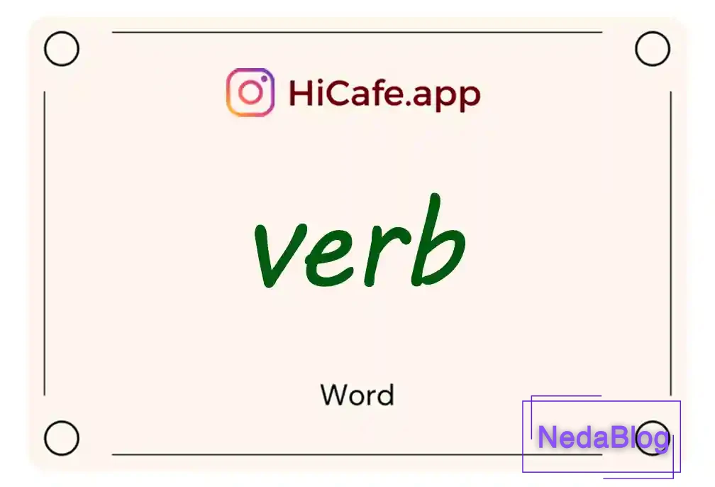 Meaning and usage of verb word