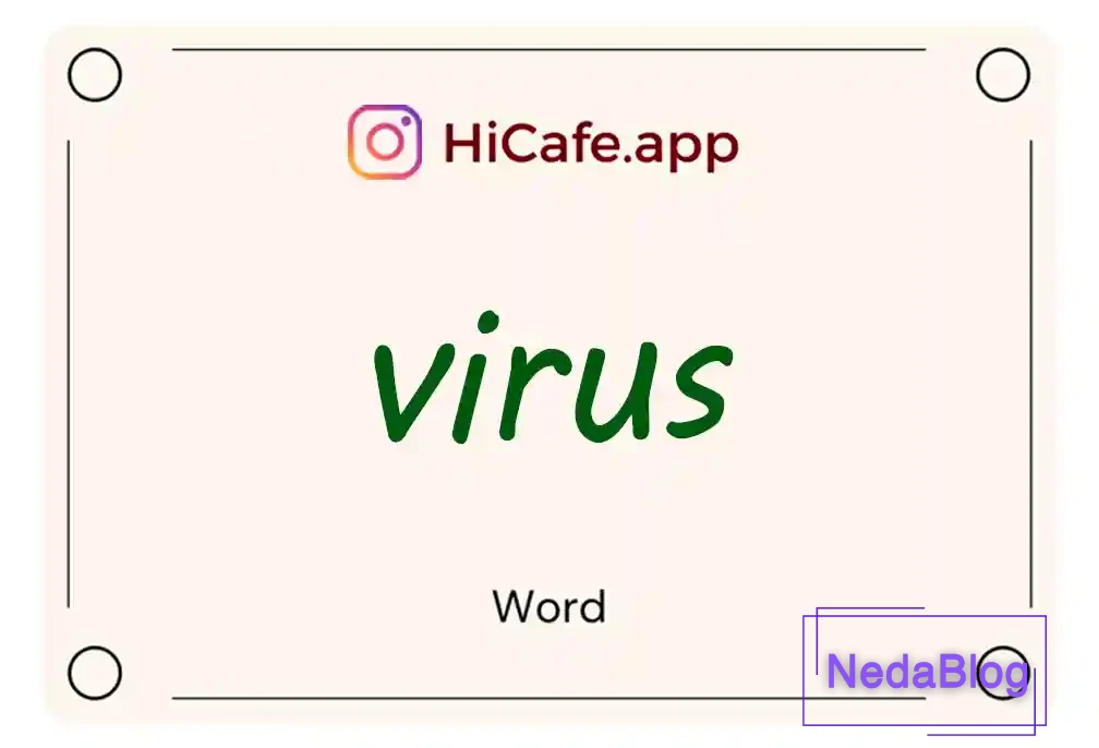 Meaning and usage of virus word