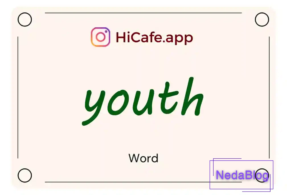 Meaning and usage of youth word