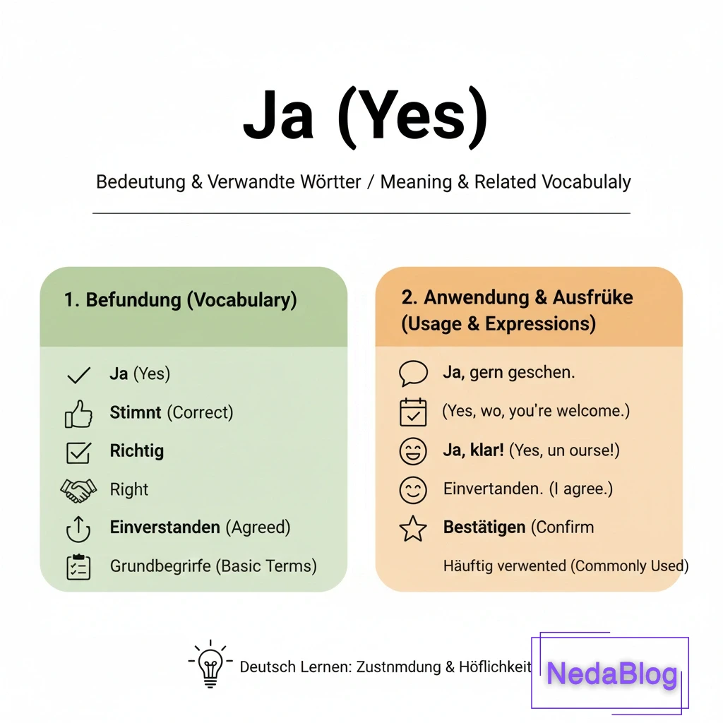 بله به آلمانی