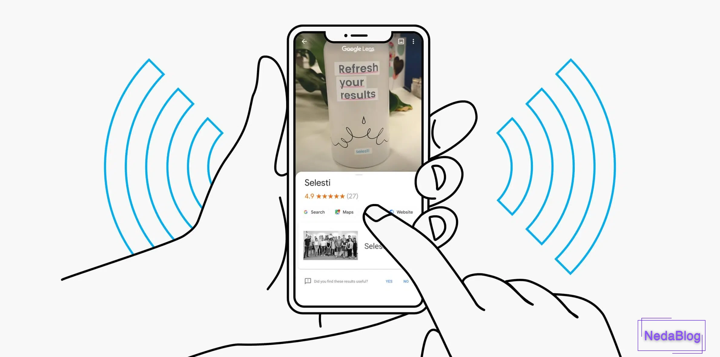 هوش مصنوعی برای سرچ کردن عکس:Pinterest Lens  