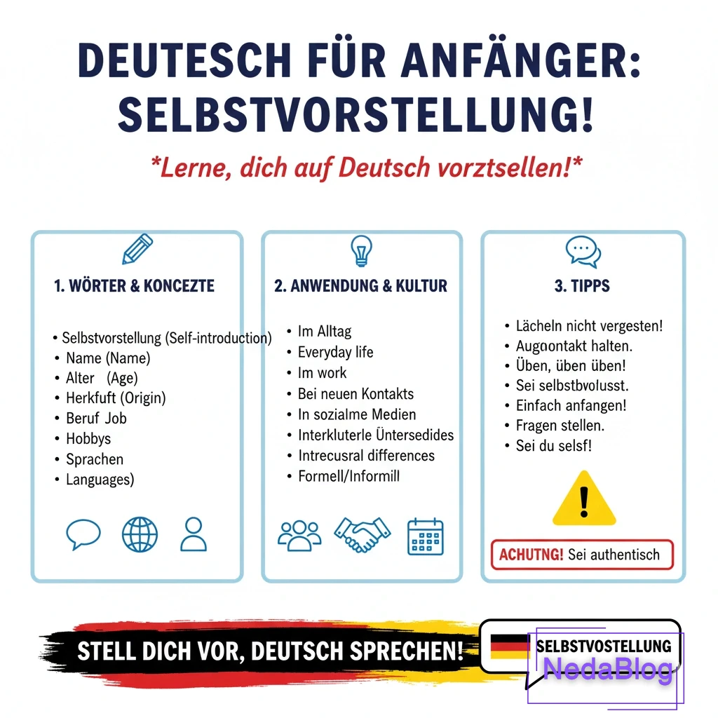 معرفی خود به آلمانی