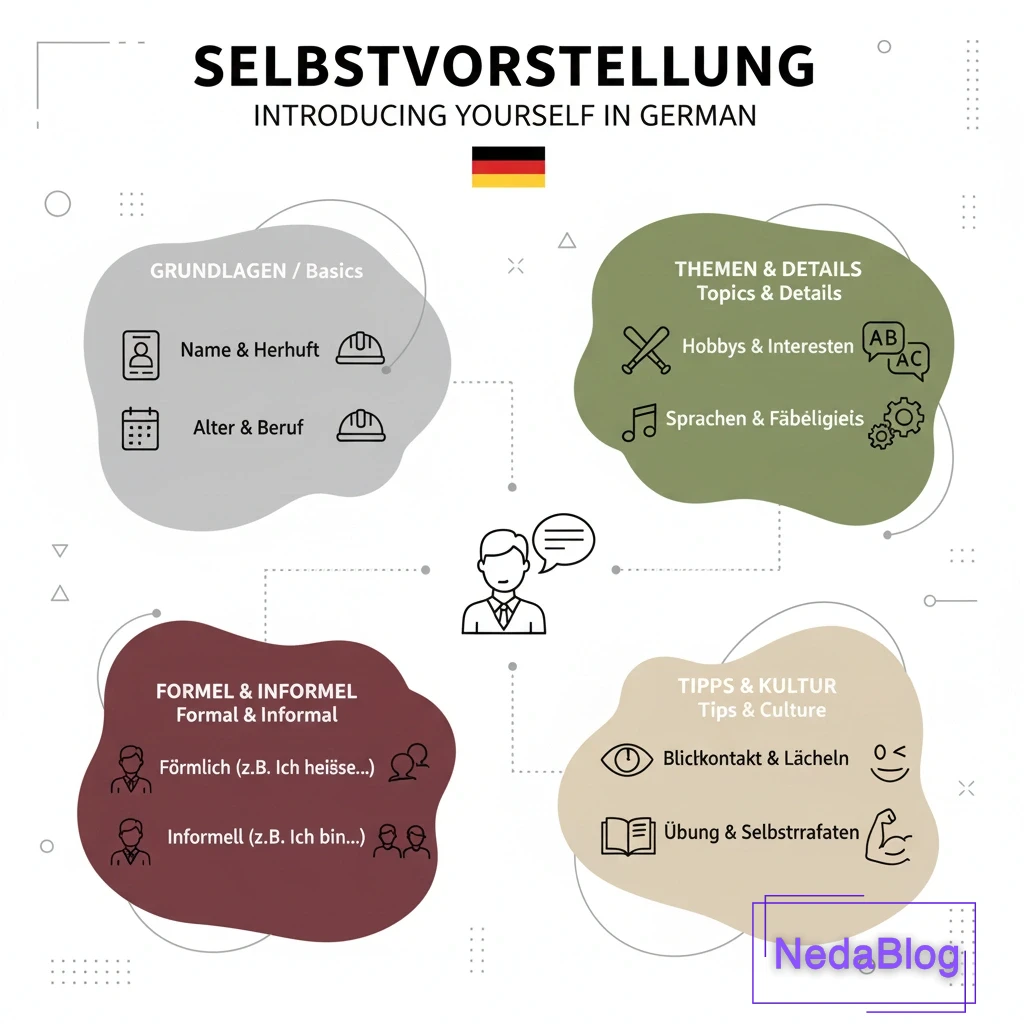 معرفی خود به آلمانی