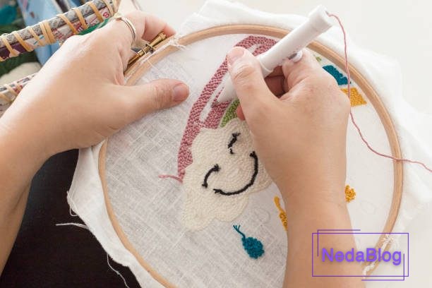 آموزش کار با سوزن پانچ