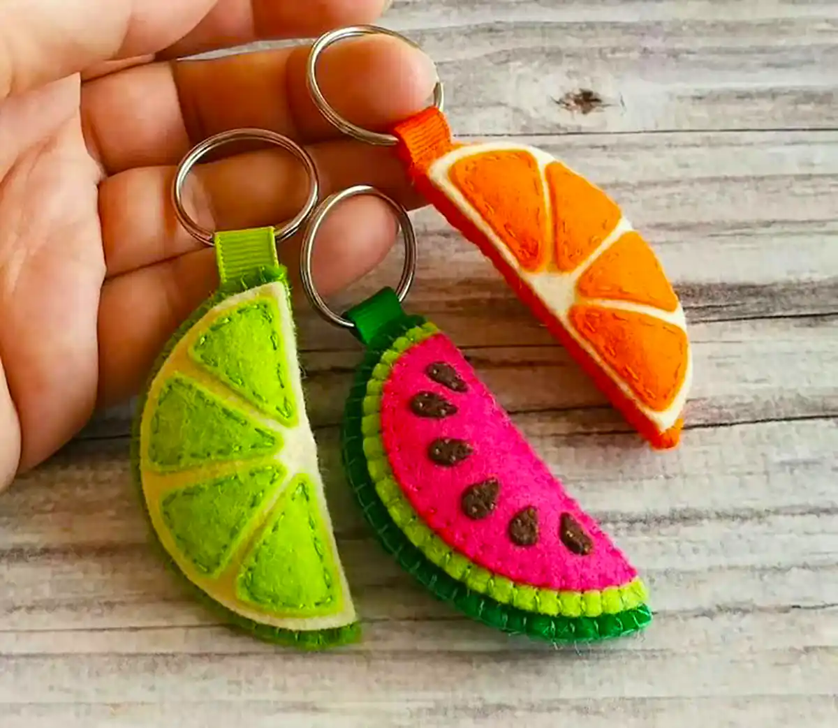 جاکلیدی نمدی زیبا و ترند