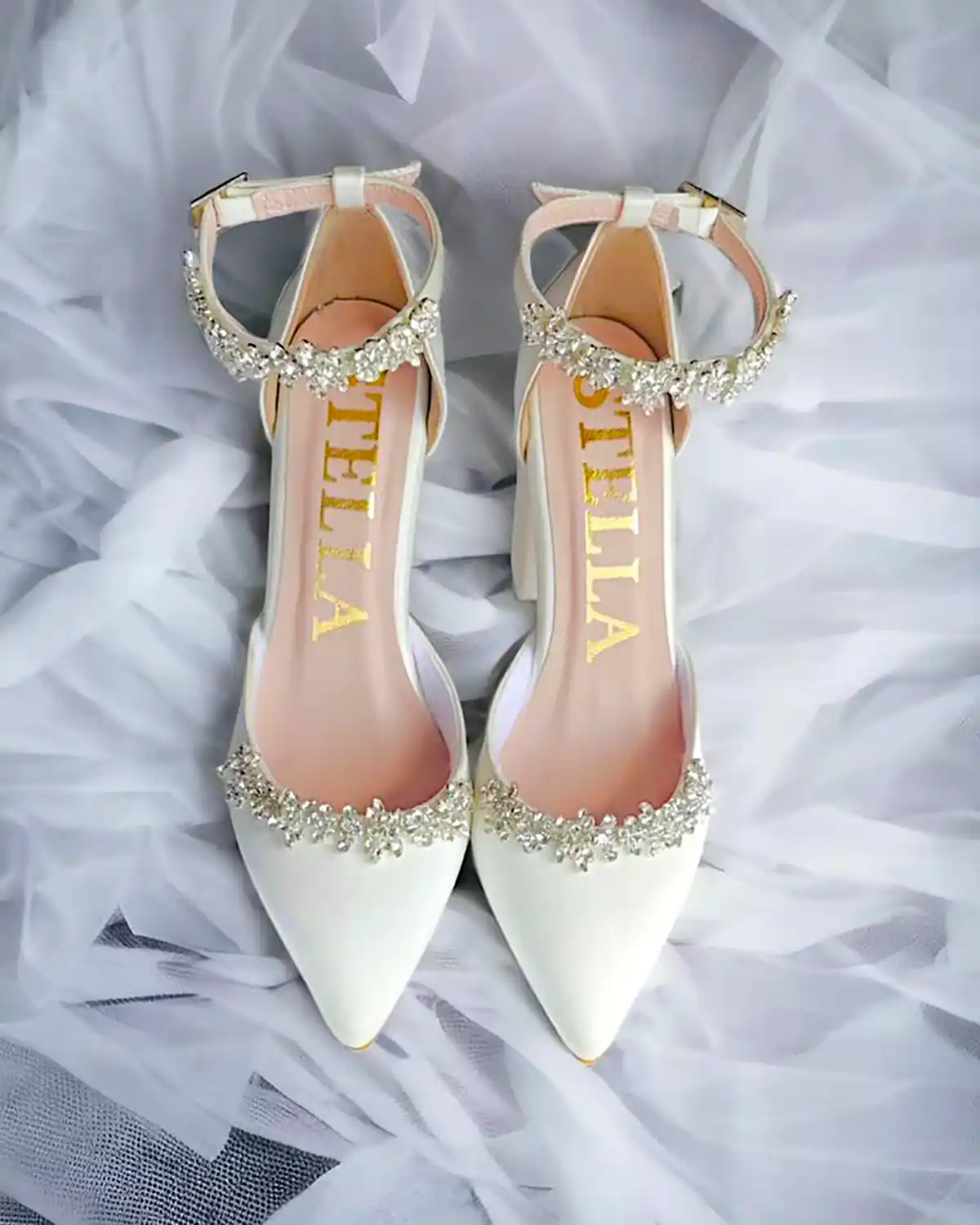 کفش مجلسی سفید شیک