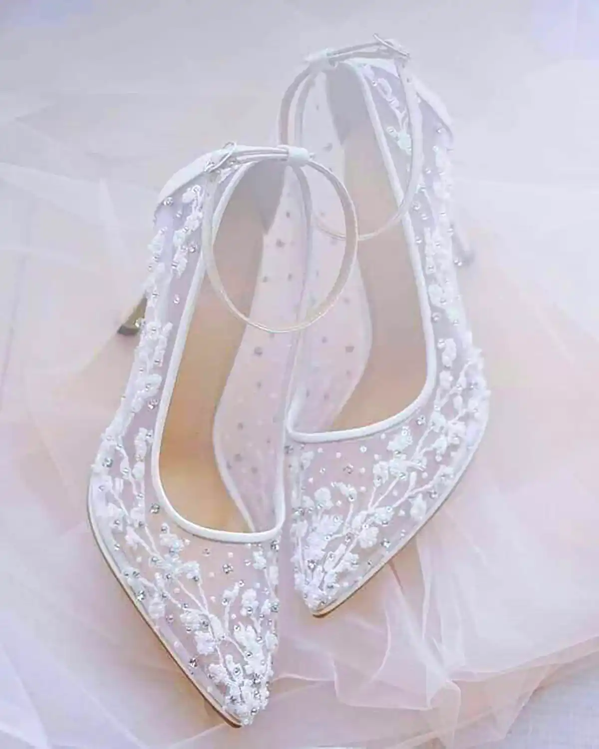 کفش مجلسی سفید شیک