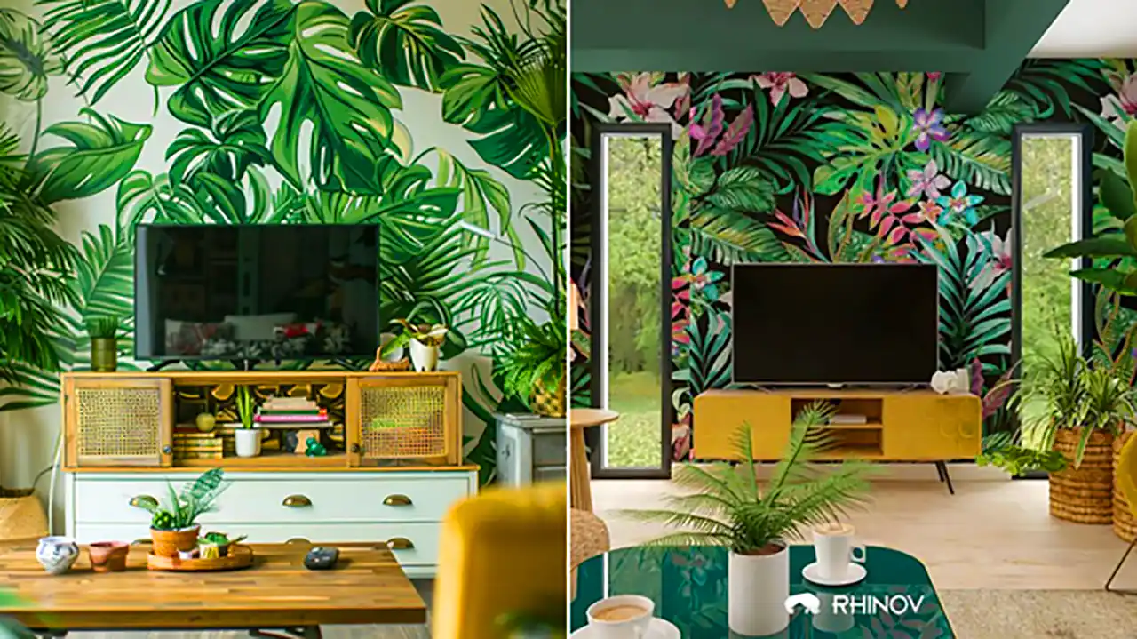 کاغذ دیواری جدید طرح هاوایی