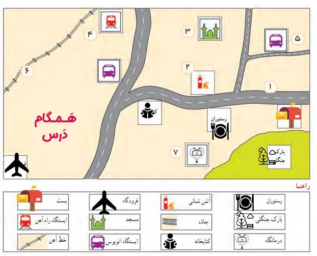 جواب کاربرگ 4 مطالعات اجتماعی چهارم