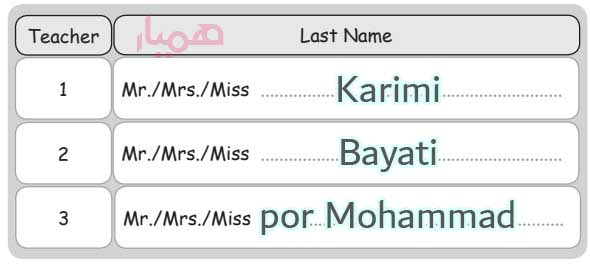 جواب و معنی صفحه ۳۸ کتاب کار زبان هفتم