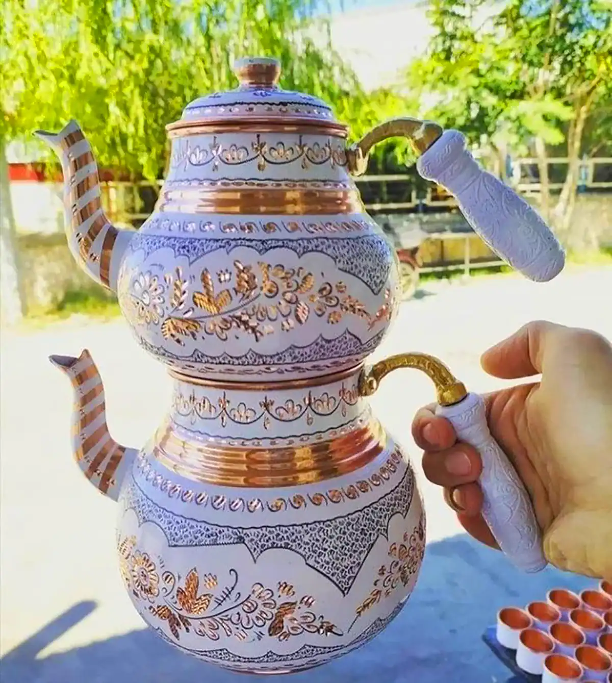 کتری و قوری سنتی شیک