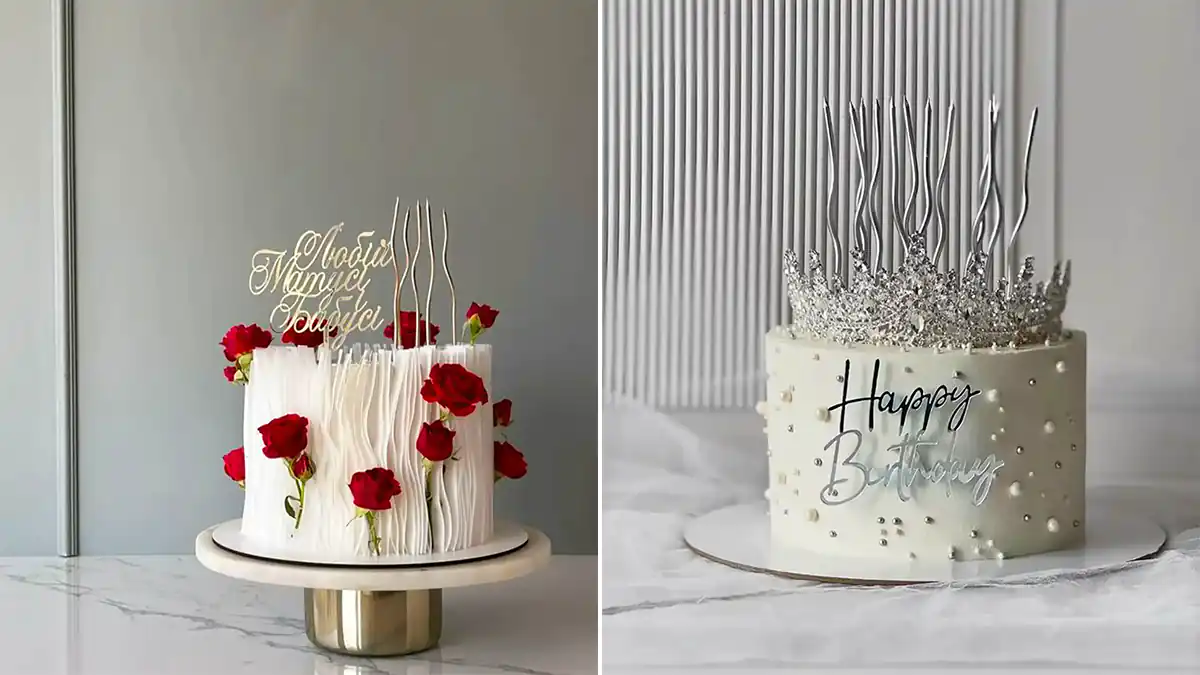 کیک تولد دخترانه جذاب