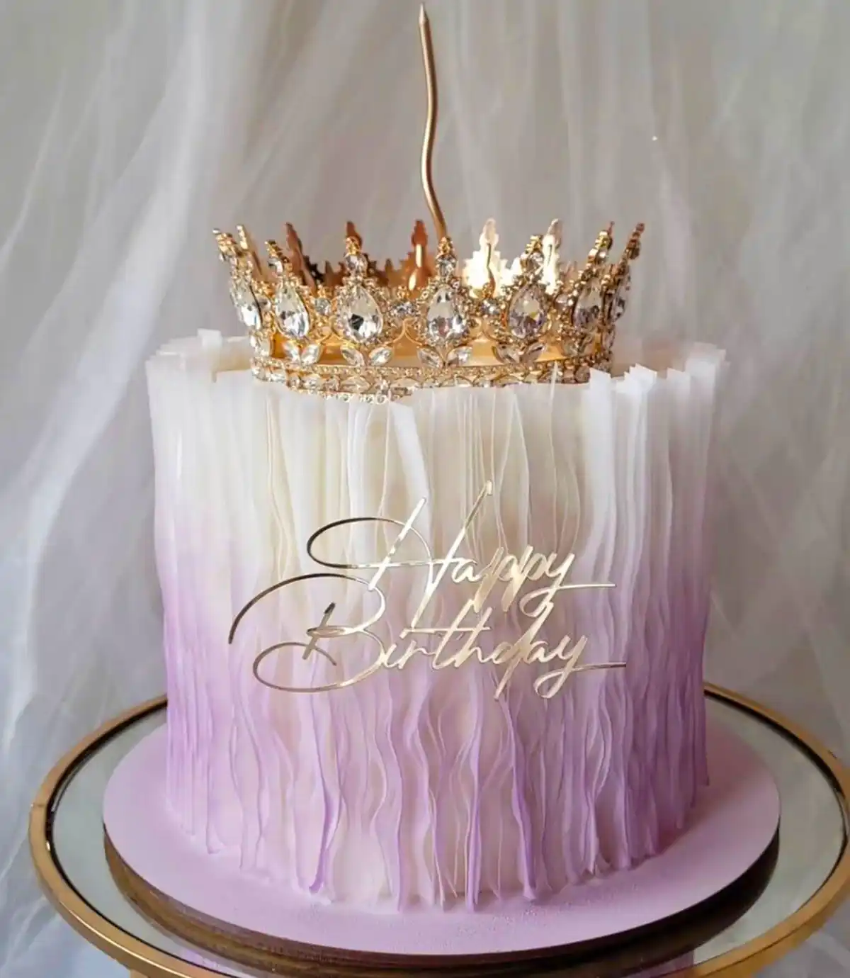 کیک تولد دخترانه جذاب