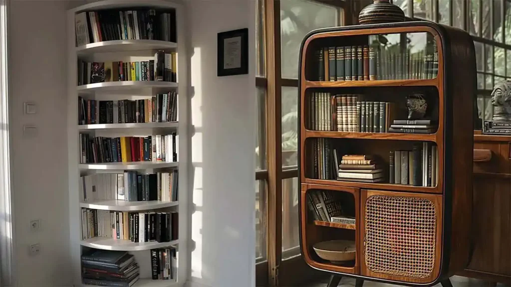 انواع مدل کتابخانه + زیباترین مدل های کتابخانه ترند امسال بسیار شیک و لاکچری