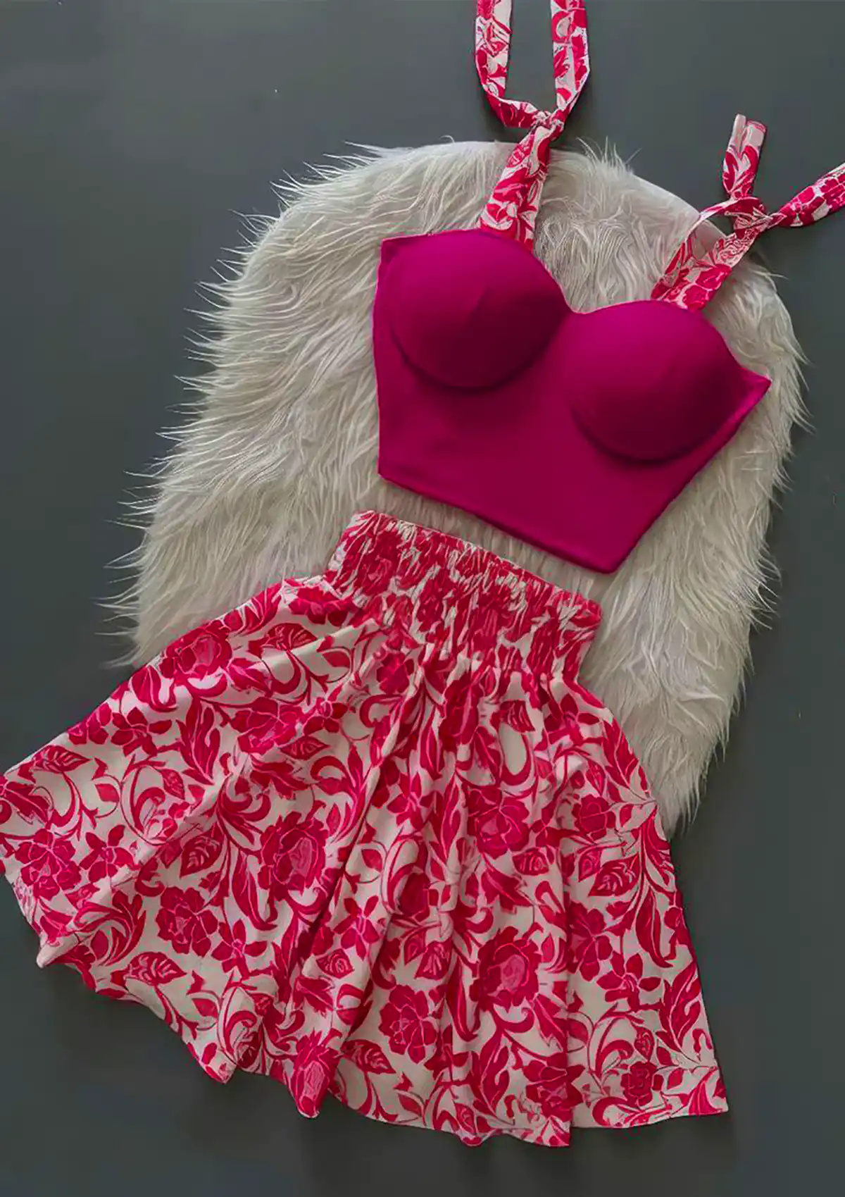 کراپ دامن ترند دخترانه