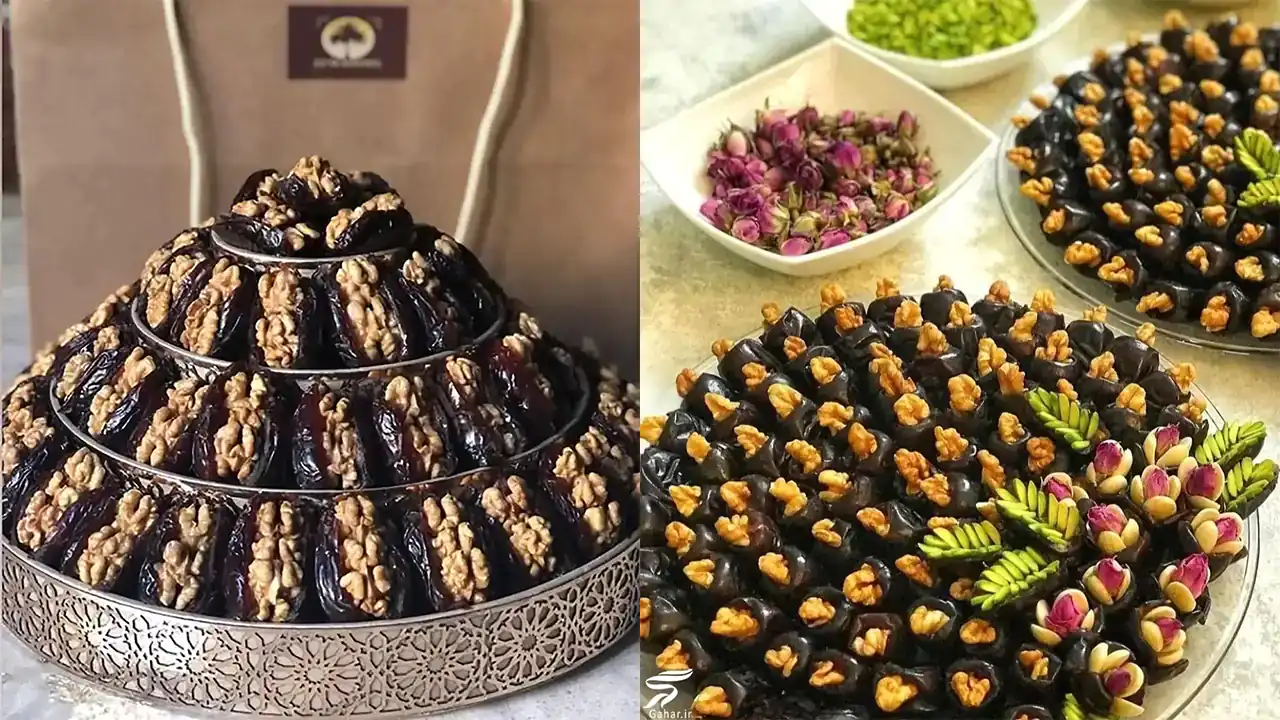 تزیین خرما برای روضه + زیباترین ایده ها برای تزیین خرما برای روضه ائمه