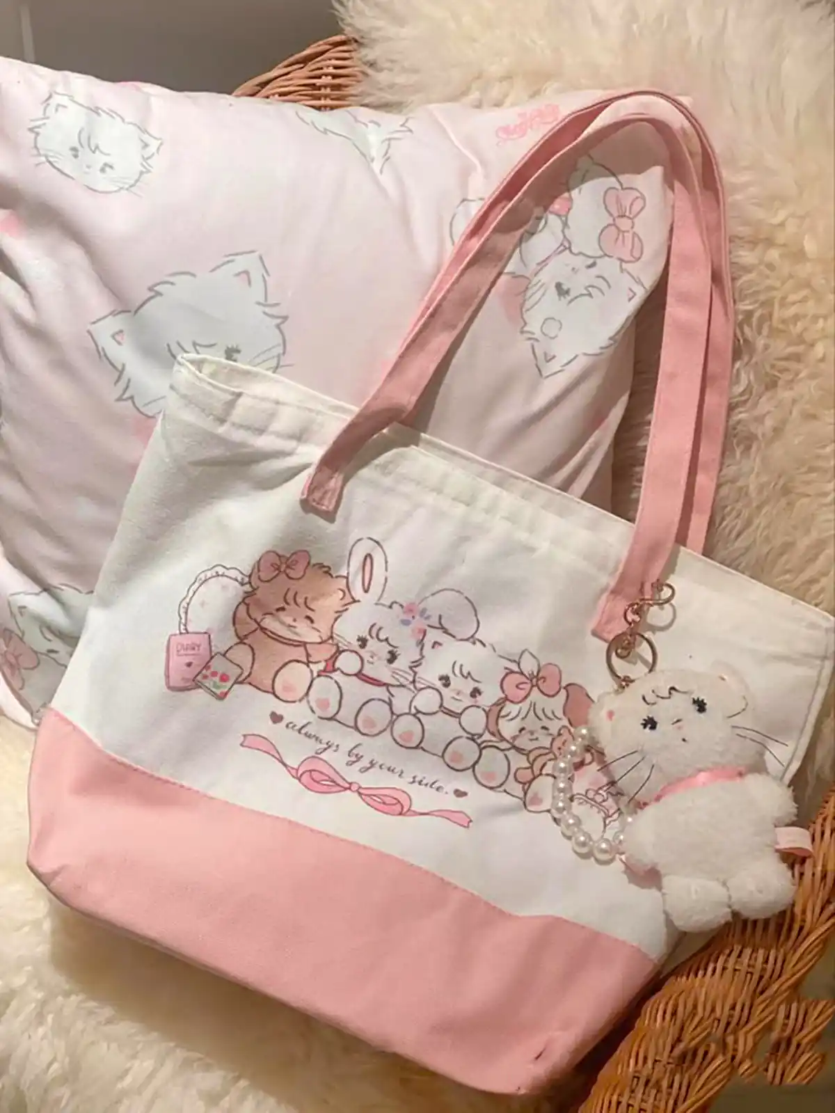 کیف بزرگ دانشجویی زیبا