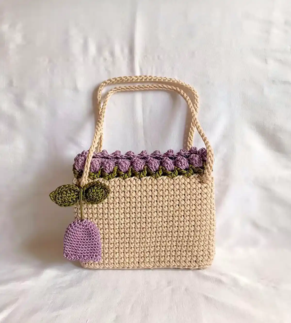 کیف دستی بافتنی شیک