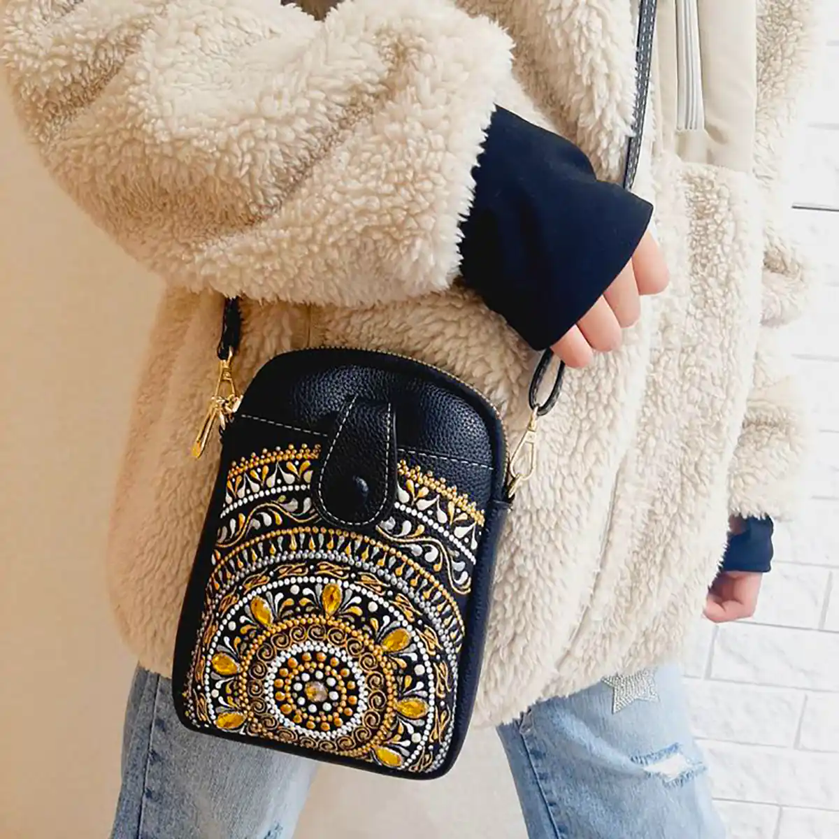 کیف جاموبایلی سنتی زیبا